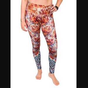 Waterlust Sea Turtle Survivor Leggings - XL